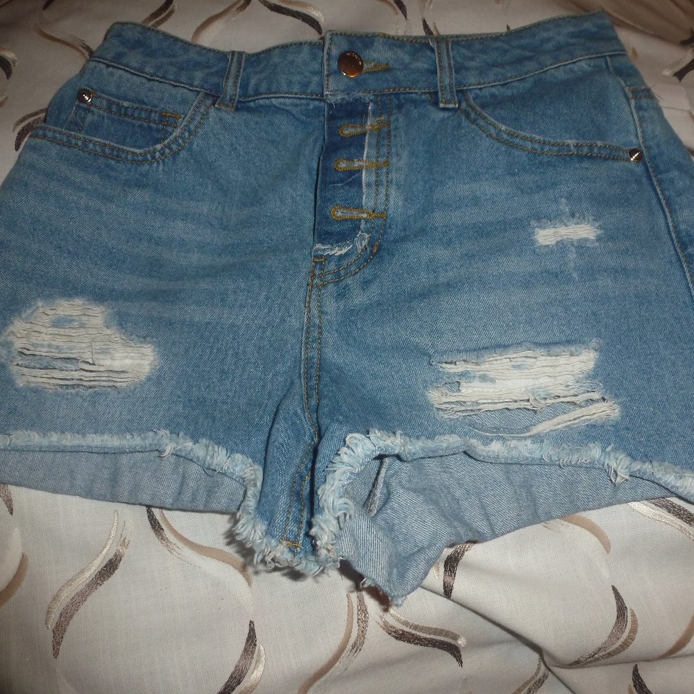 Denim Edition By Basic House Destroyed Ragged Raw… - image 2